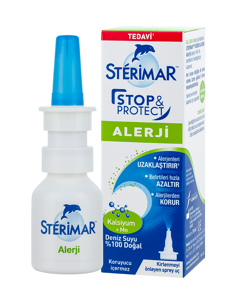 Sterimar stop&protect alerji,  alerjik rinitin hızlı ve uzun süreli tedavisi.